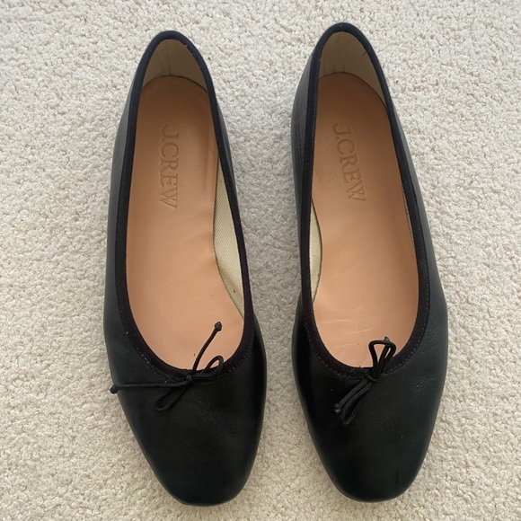 J.Crew Leather Ballet Flats - Picture 2 of 5